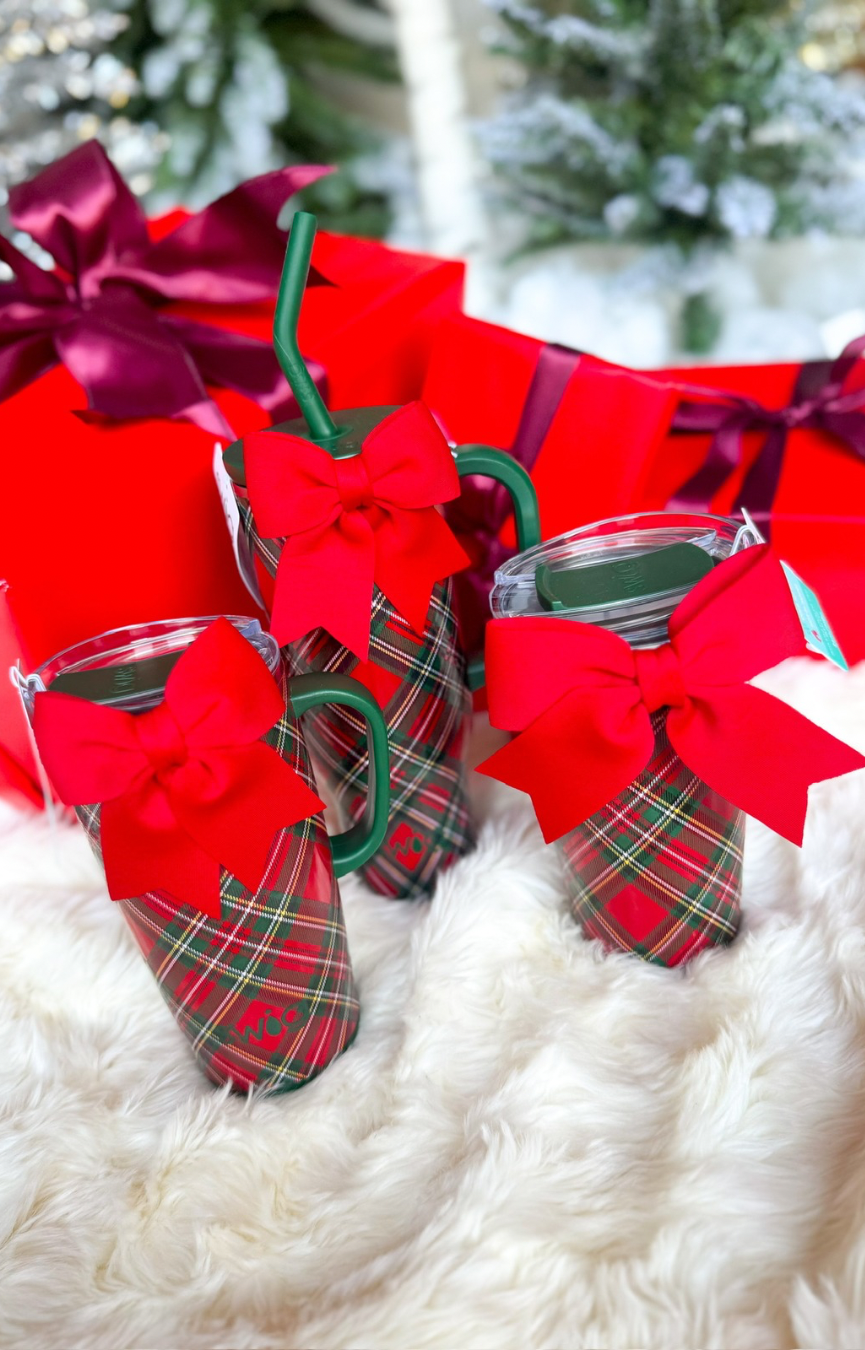 Christmas Plaid 22oz Travel Mug