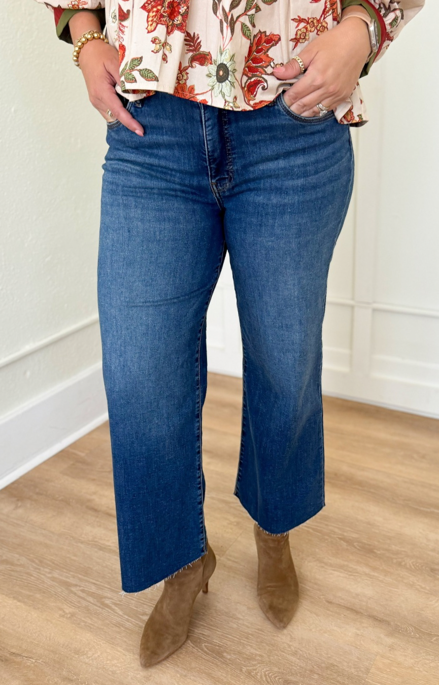 Meg HR Wide Leg Jeans- Inexhaustible Wash