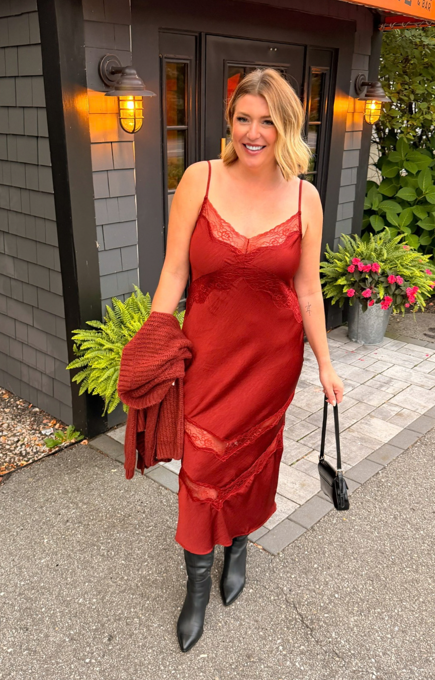 Bruna Lace Inset Dress