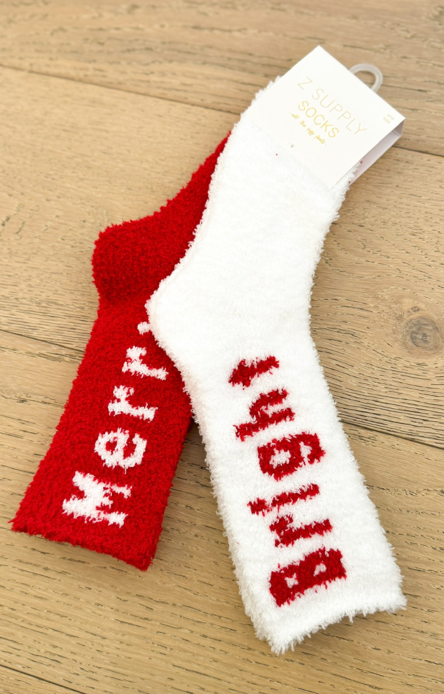 Bright & Merry Socks- 2pk