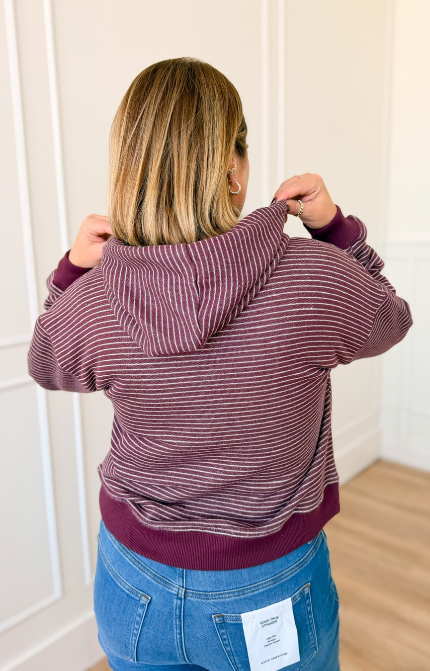 Sidelines Stripes Hoodie