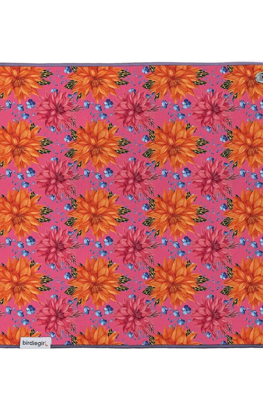 Big Floral Magnetic Golf Towel