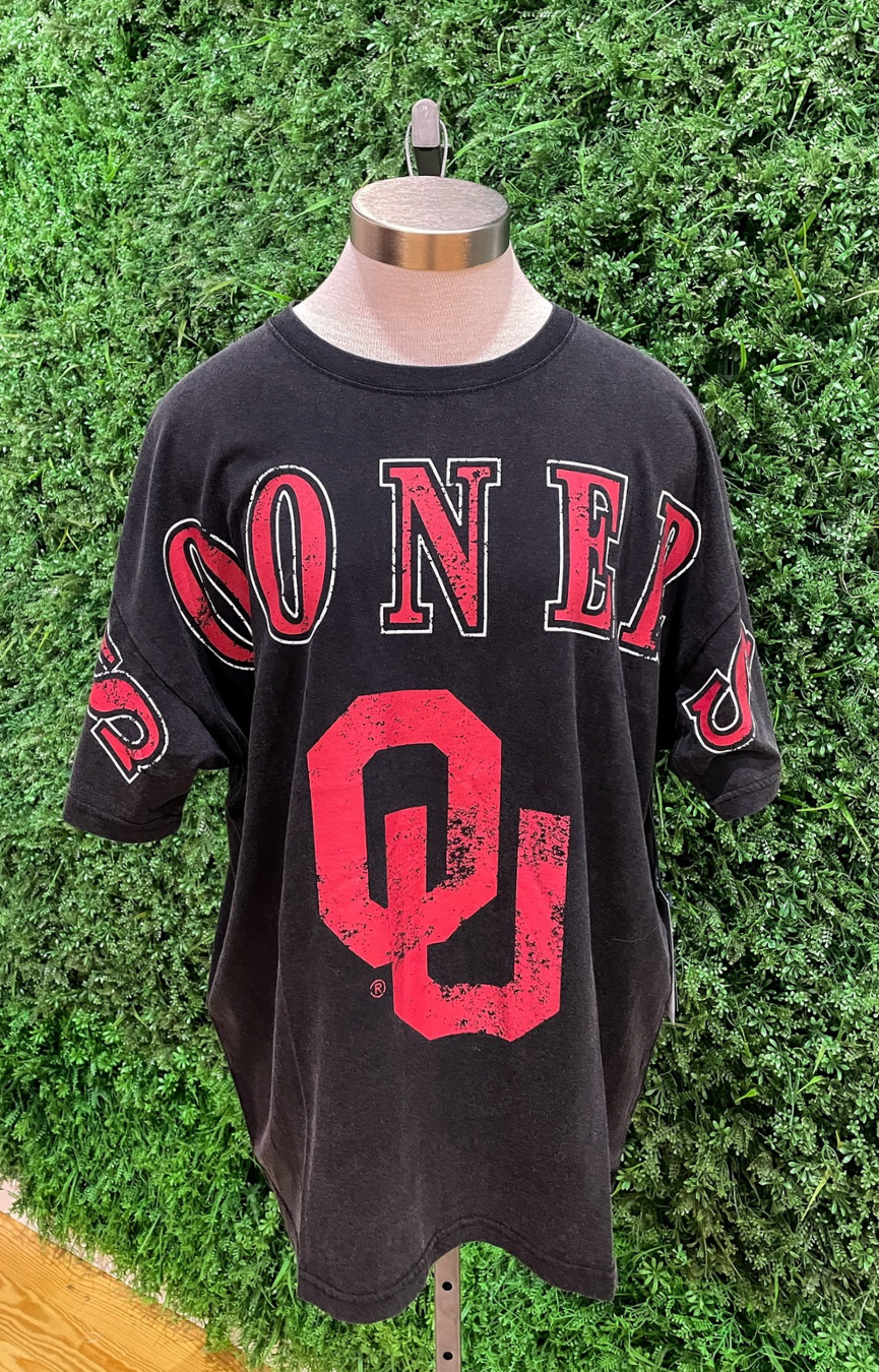 OKLA Southern Split Oversized Tee