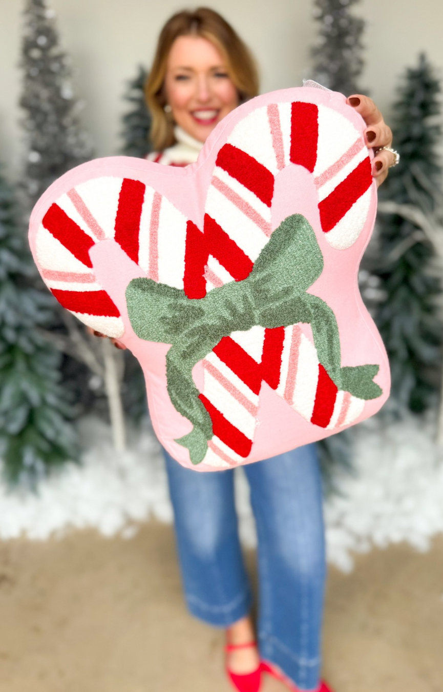 Candy Canes Pillow