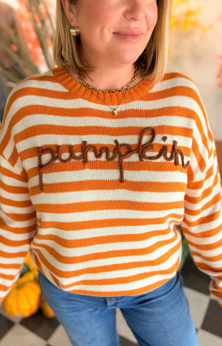 Pumpkin Script Sweater
