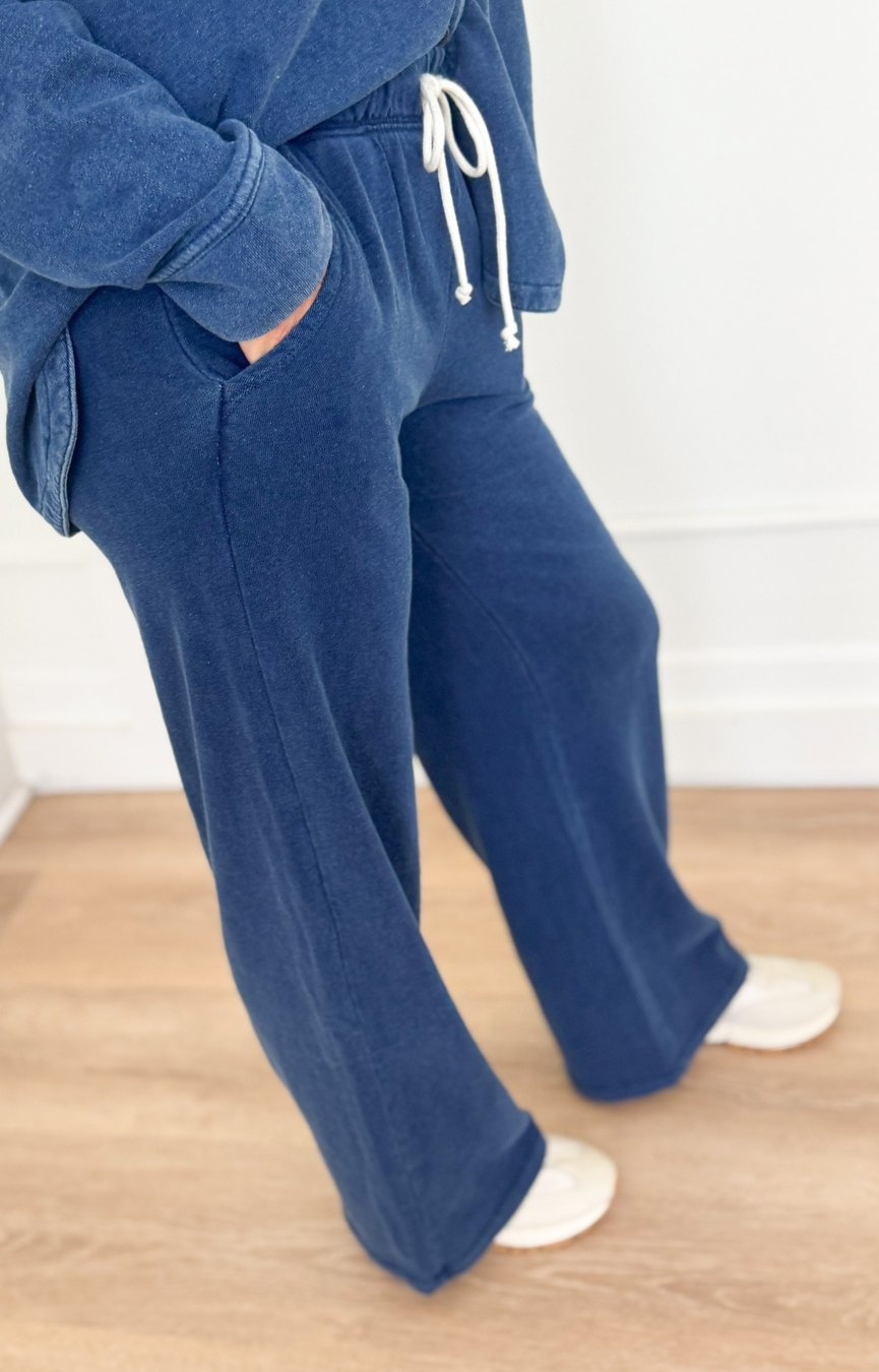 Hunter Knit Denim Pant- Indigo