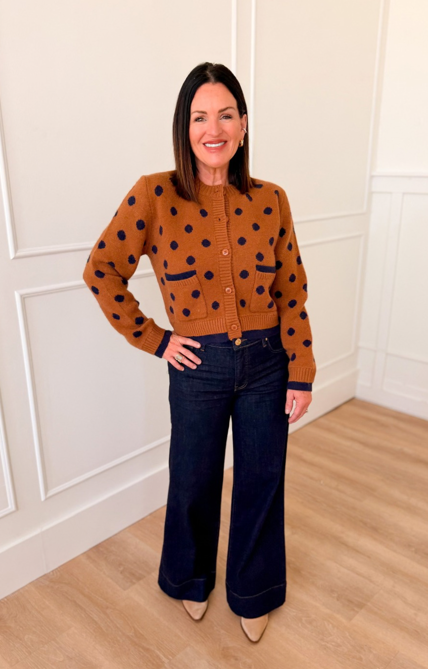Penny Polka Dot Cardigan