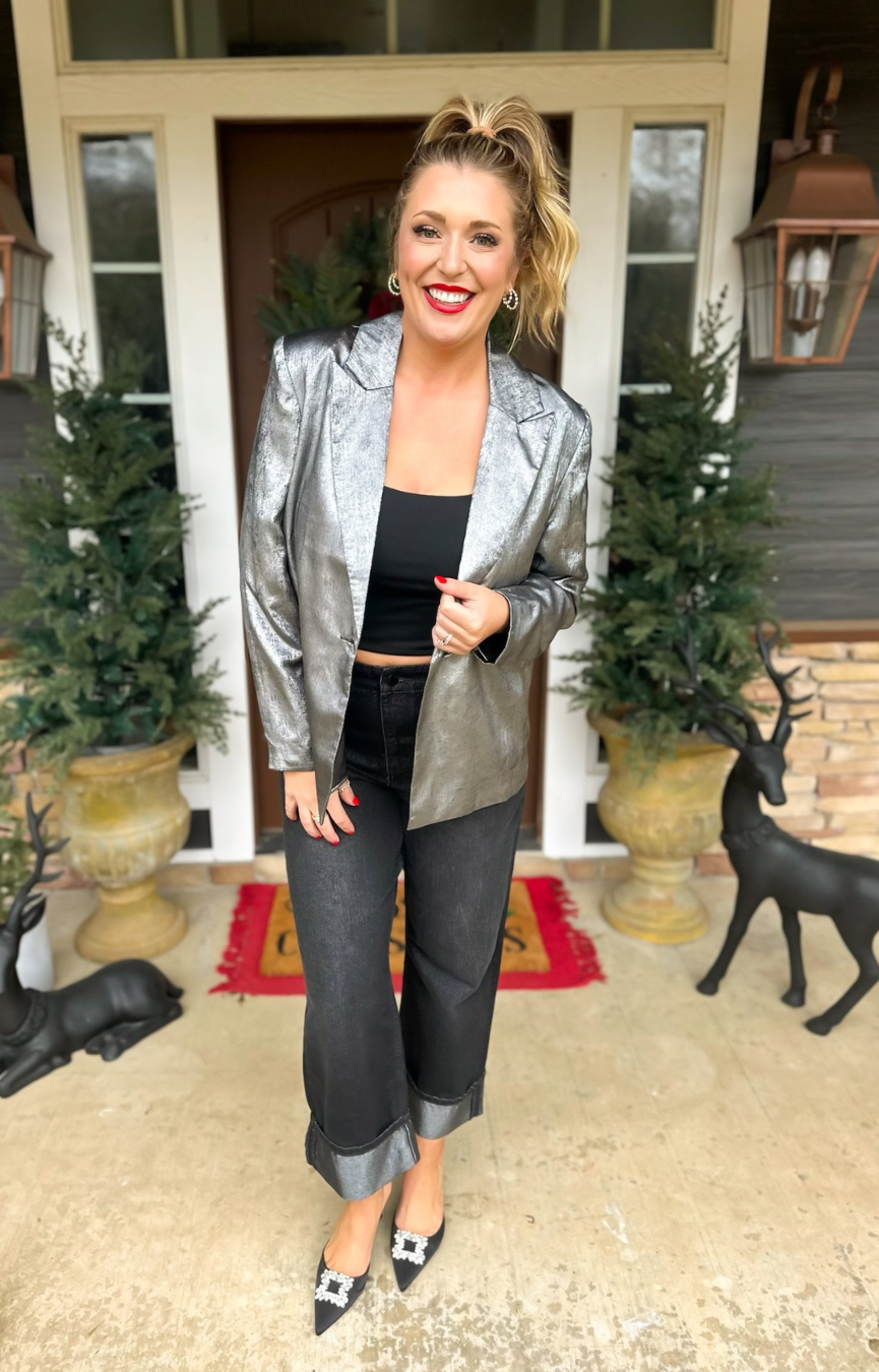 Holiday Shine Blazer