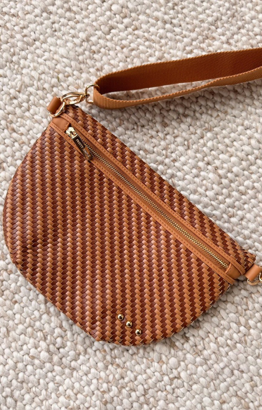 Diagonal Westlyn Woven Belt Bag