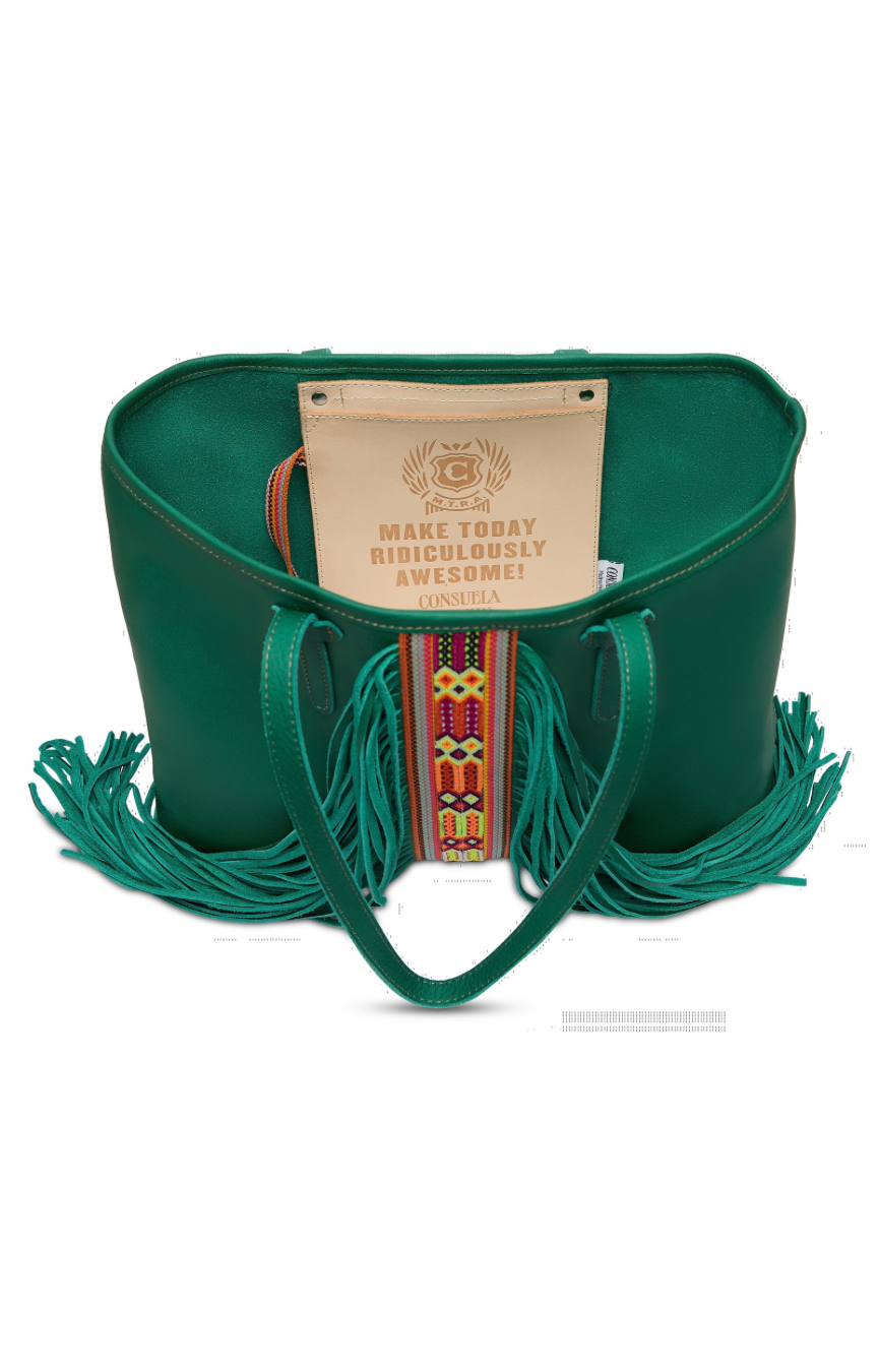 Teal Breezy Fringe