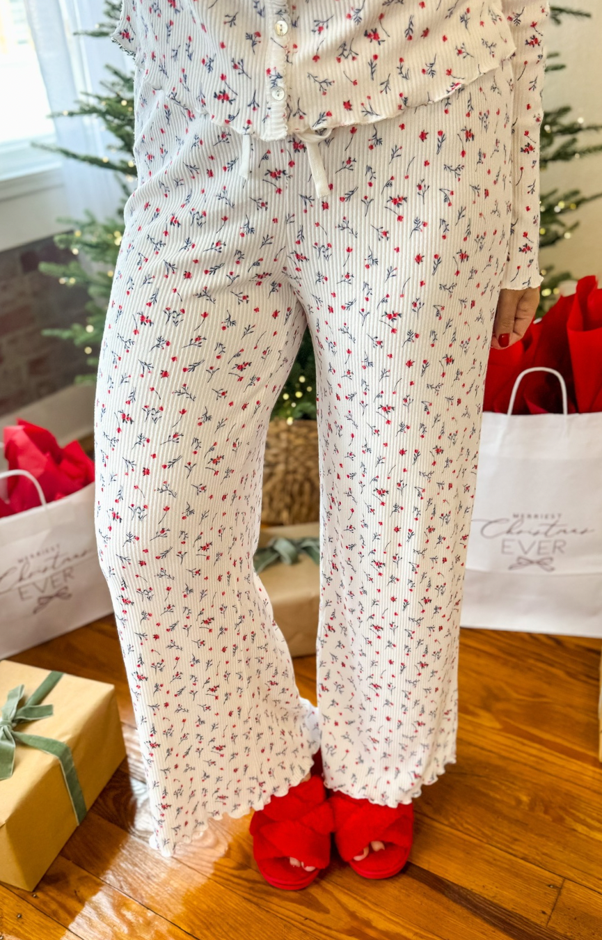 La Rose Ribbed Floral Set