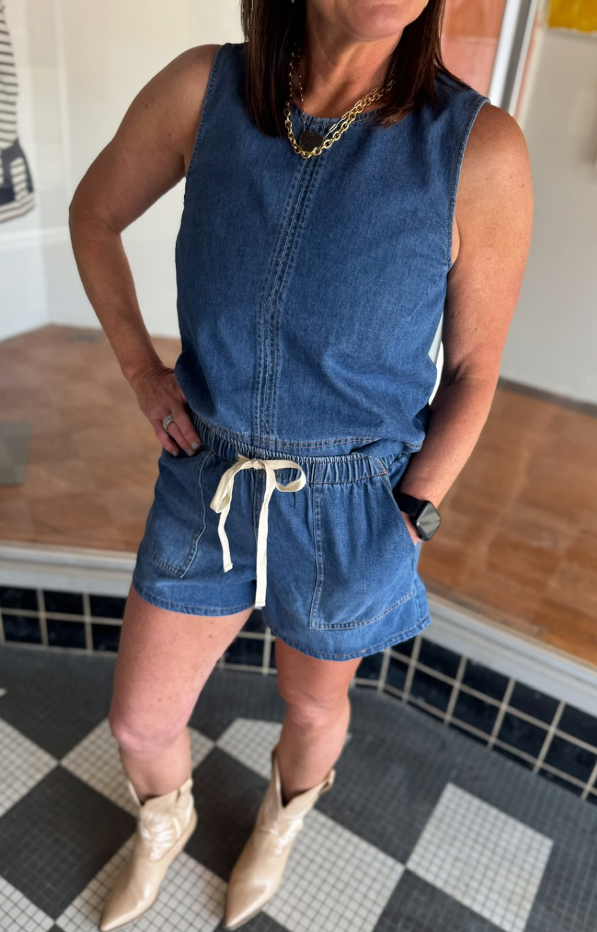 Daycation Denim Utility Short