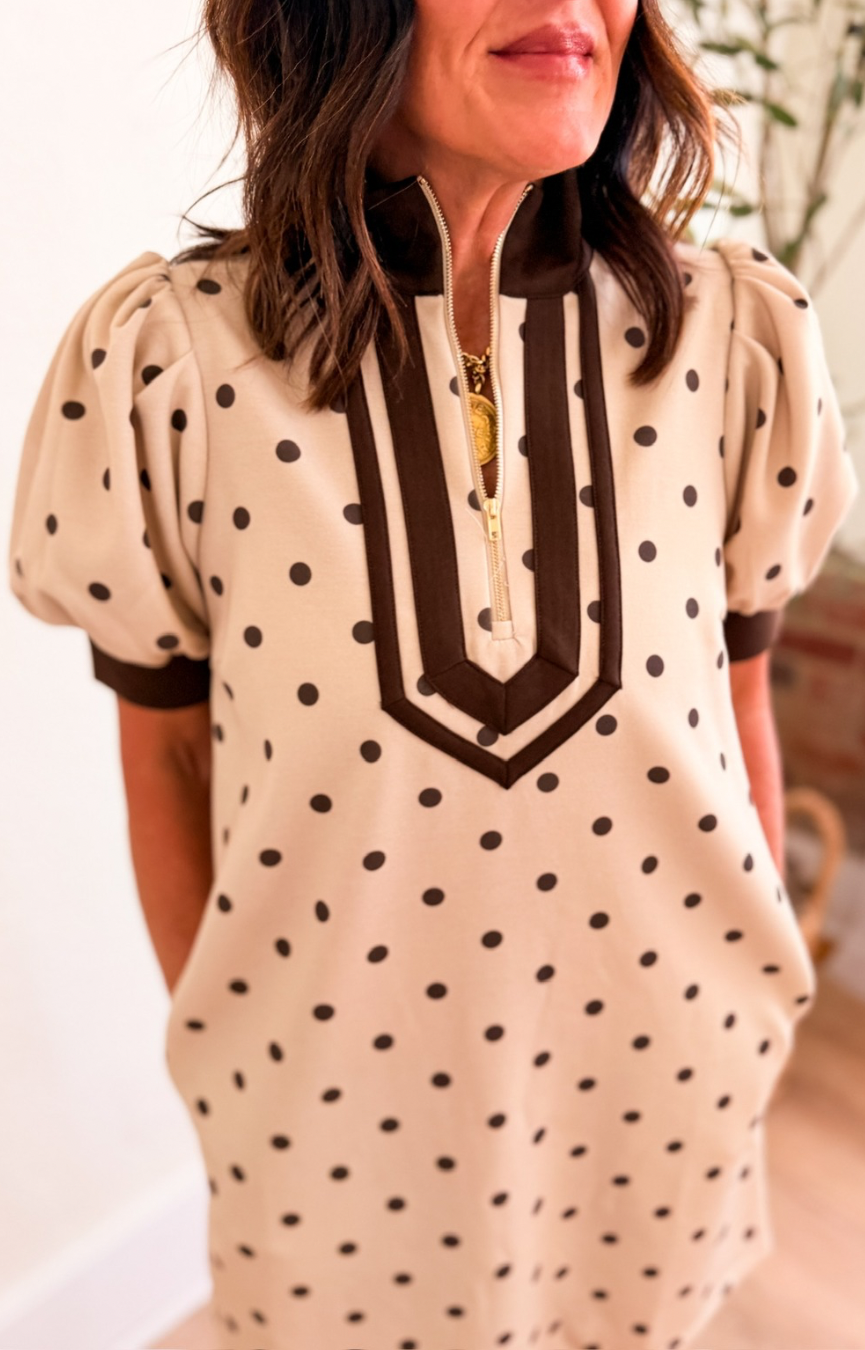 Playful Polka Dress