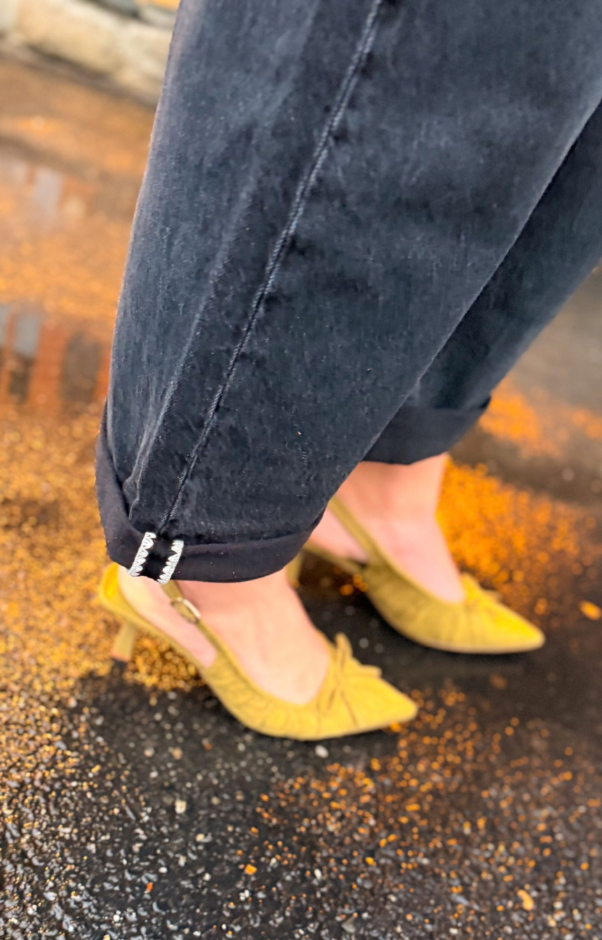 Show Off HR Bowed Jeans- Nocturne