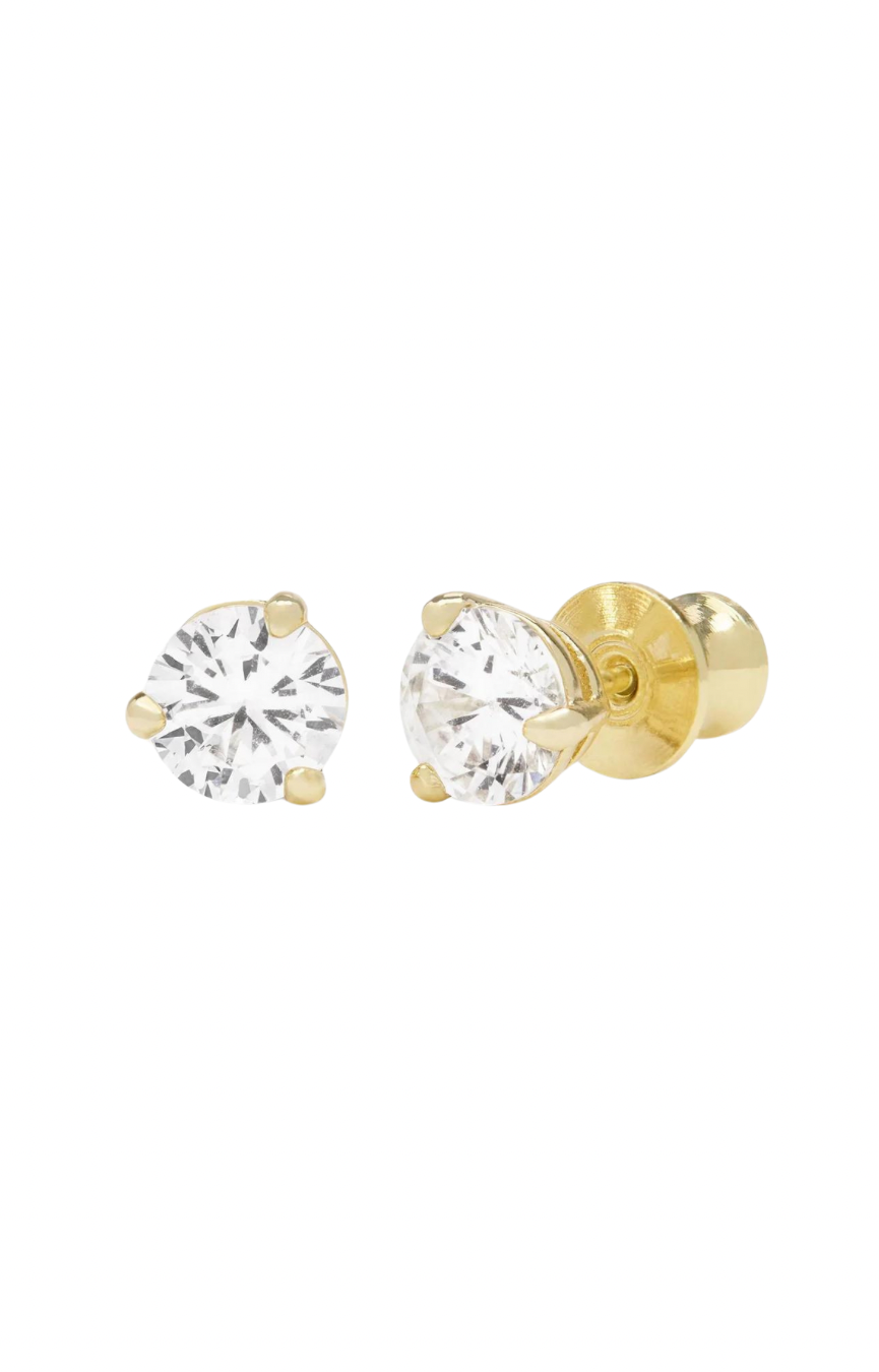 Not Your Basic 6mm Gold Studs