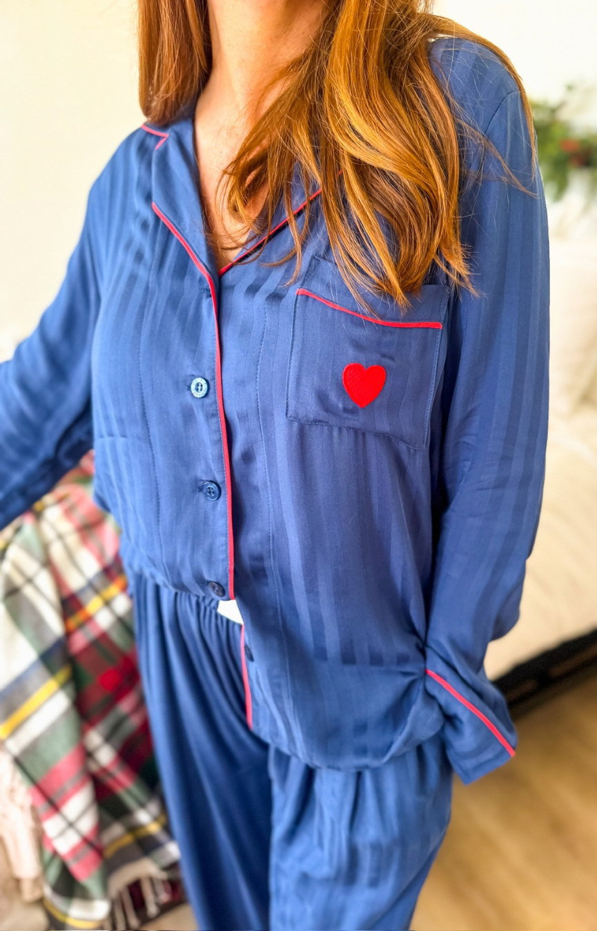 La Rose Sateen Stripe Set