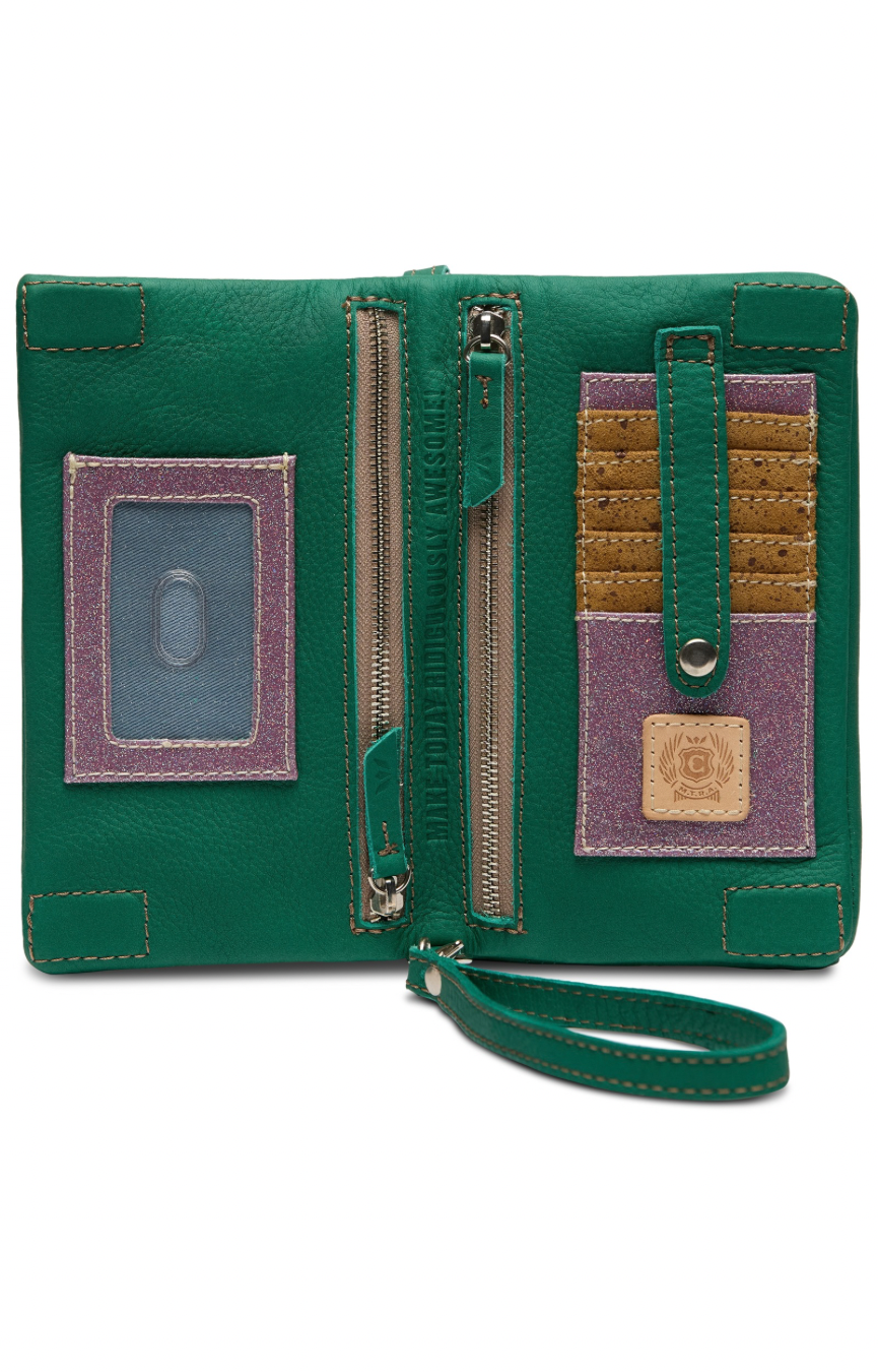 Teal Uptown Crossbody