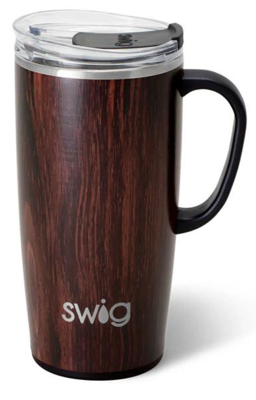 Bourbon Barrel 22oz Travel Mug