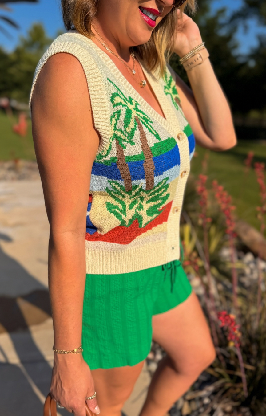 Palms Sweater Vest