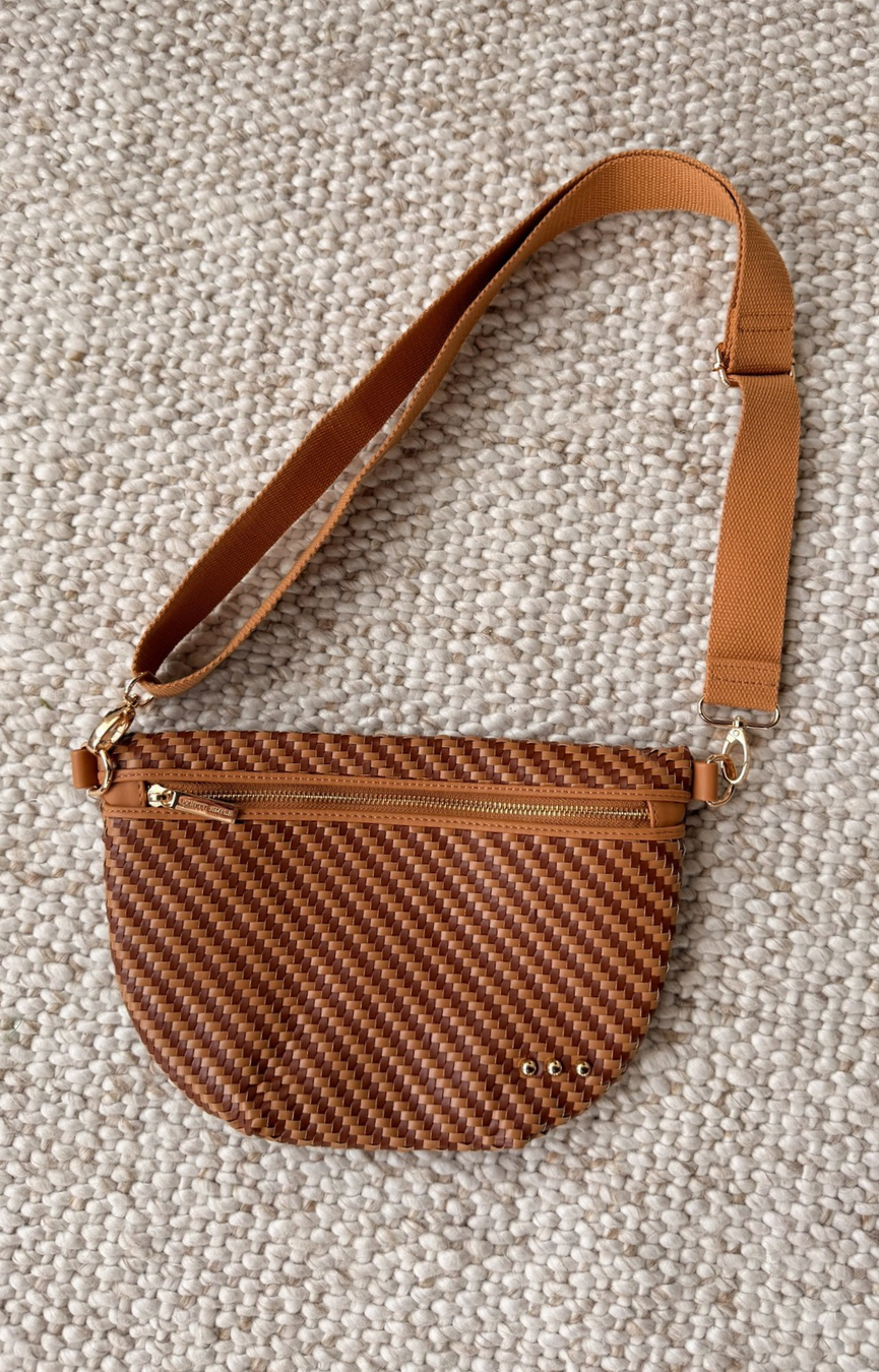 Diagonal Westlyn Woven Belt Bag