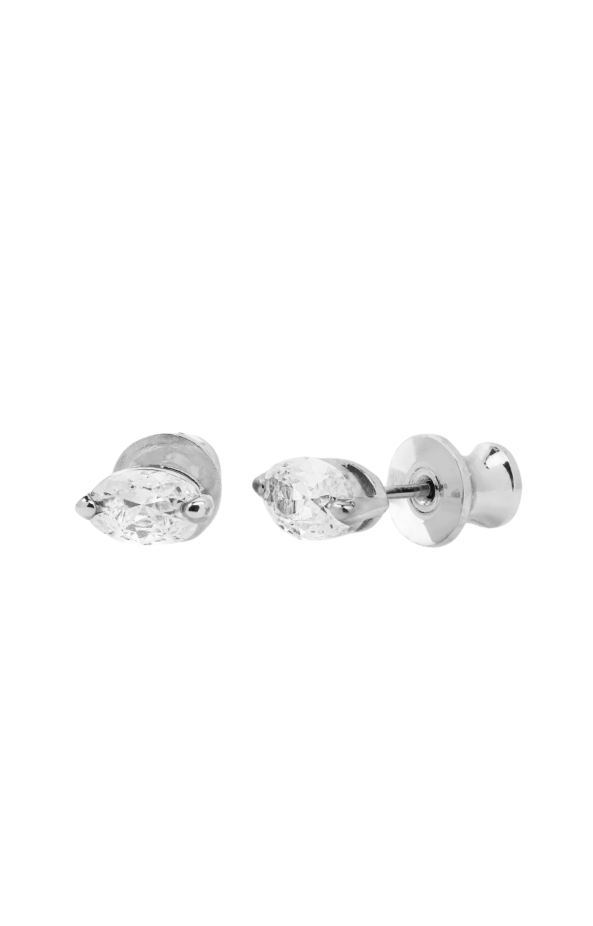 Baby She’s So Fine Silver Stud Earrings