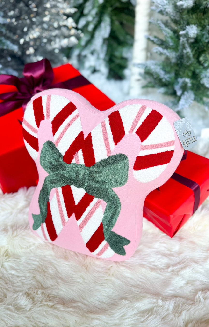 Candy Canes Pillow