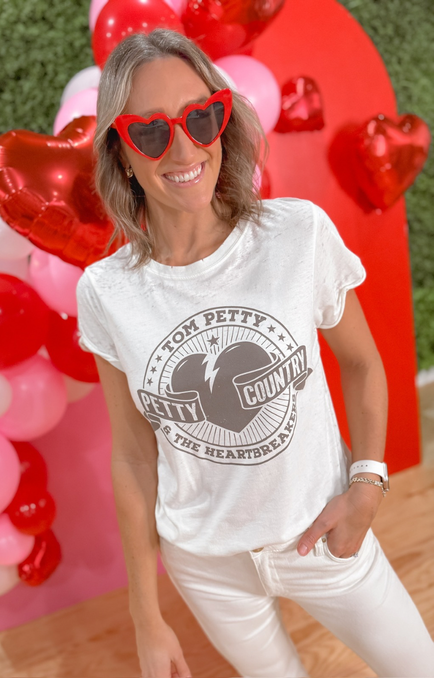 Tom Petty Country Burnout Tee