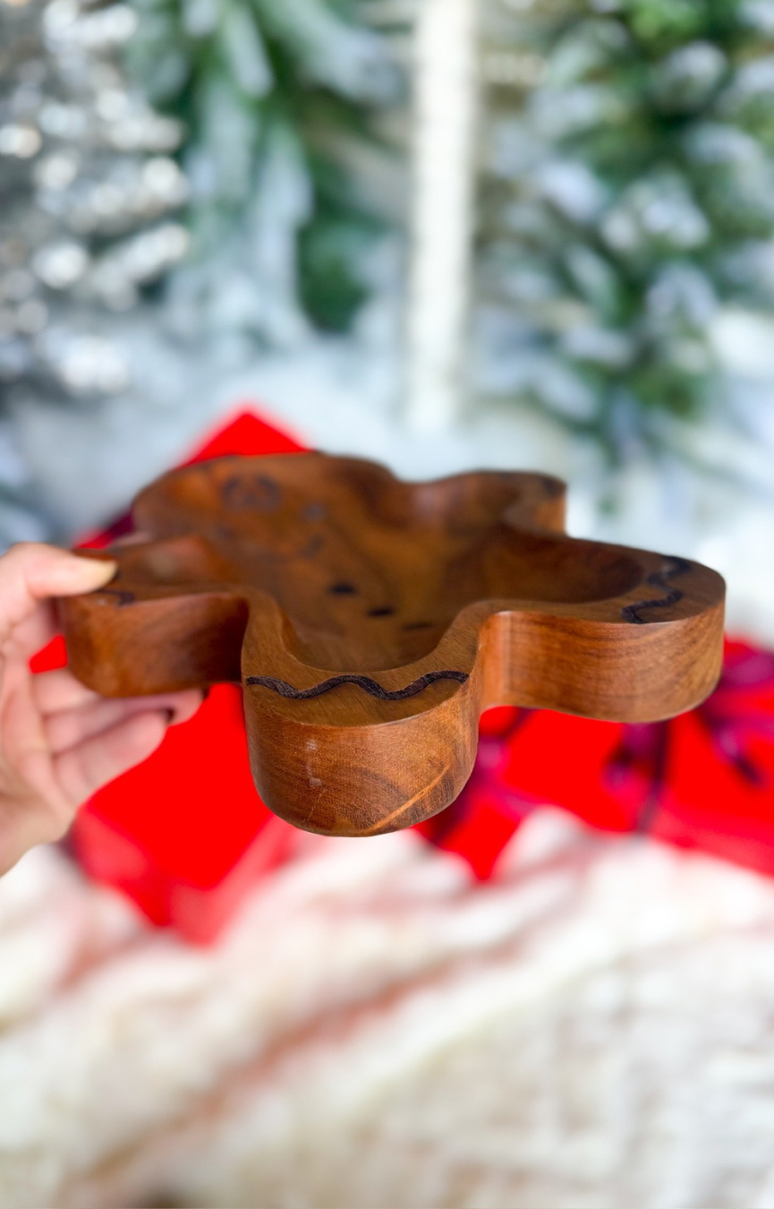 Gingerbread Man Serving Bowl
