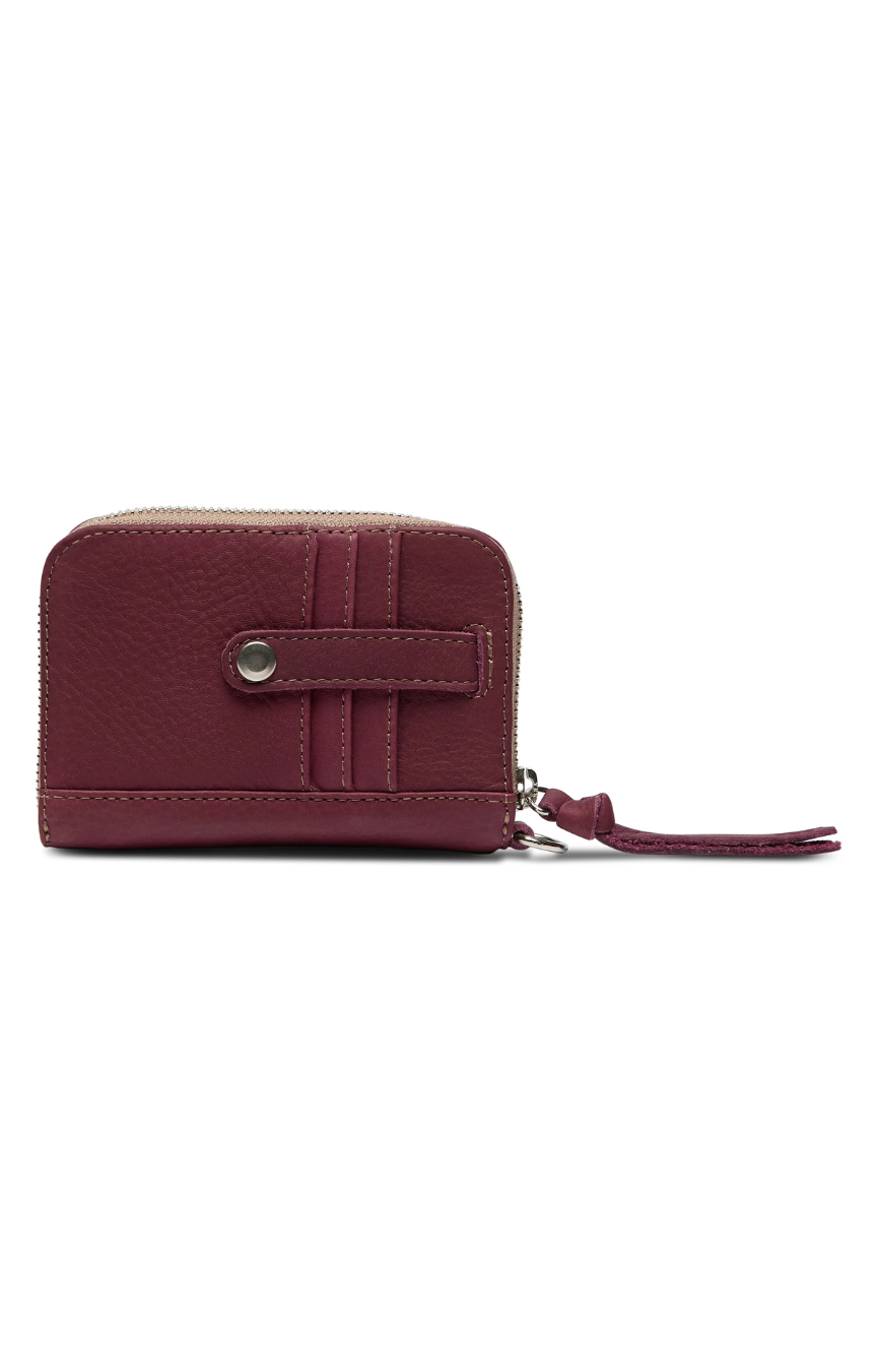 Plum Zippy Wallet