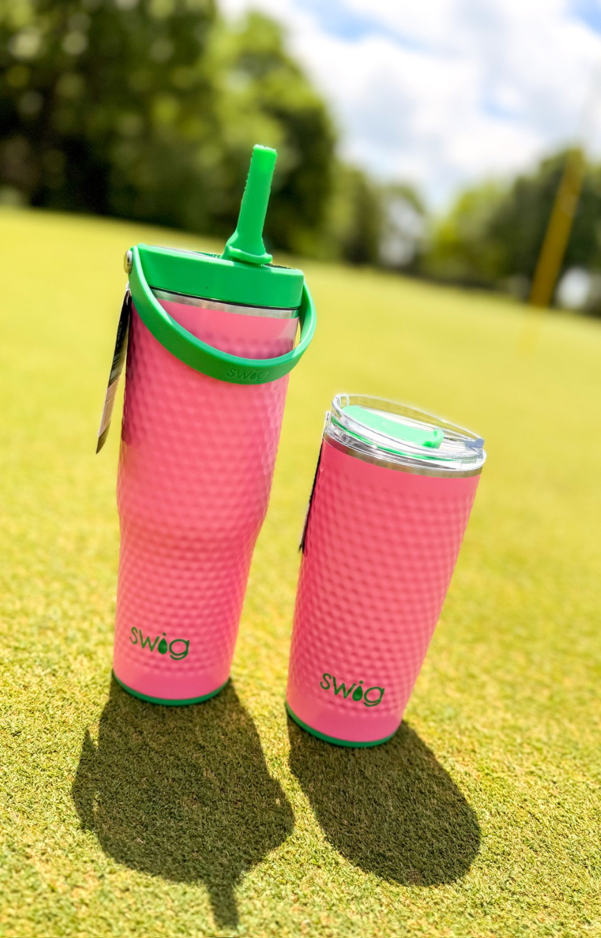 Pink Golf Ball 30oz To-Go Tumbler