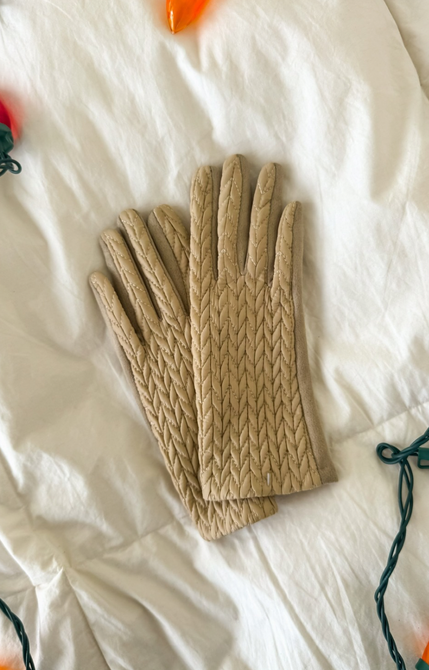 Quilted Smart Touch Gloves