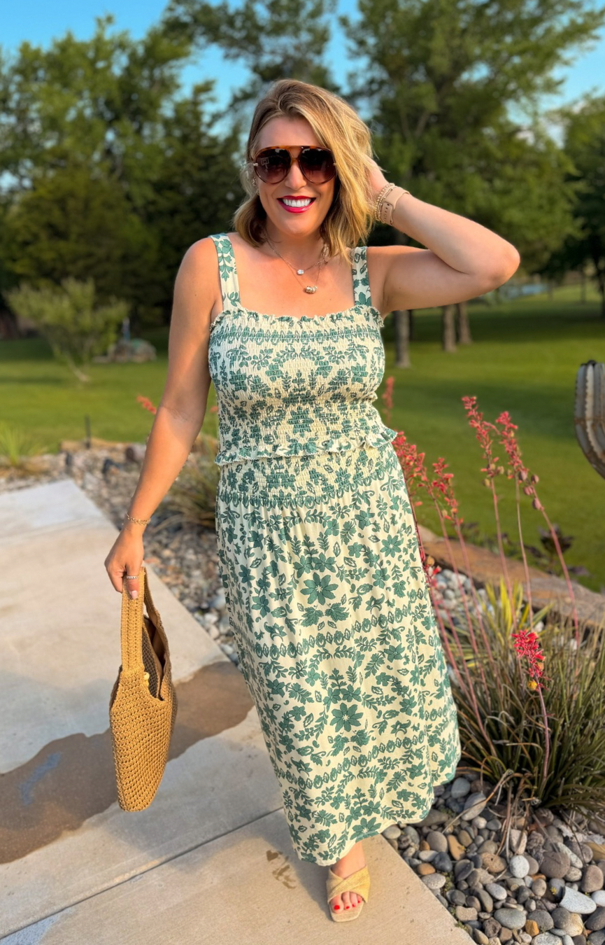 Leya Tera Paisley Smocked Top