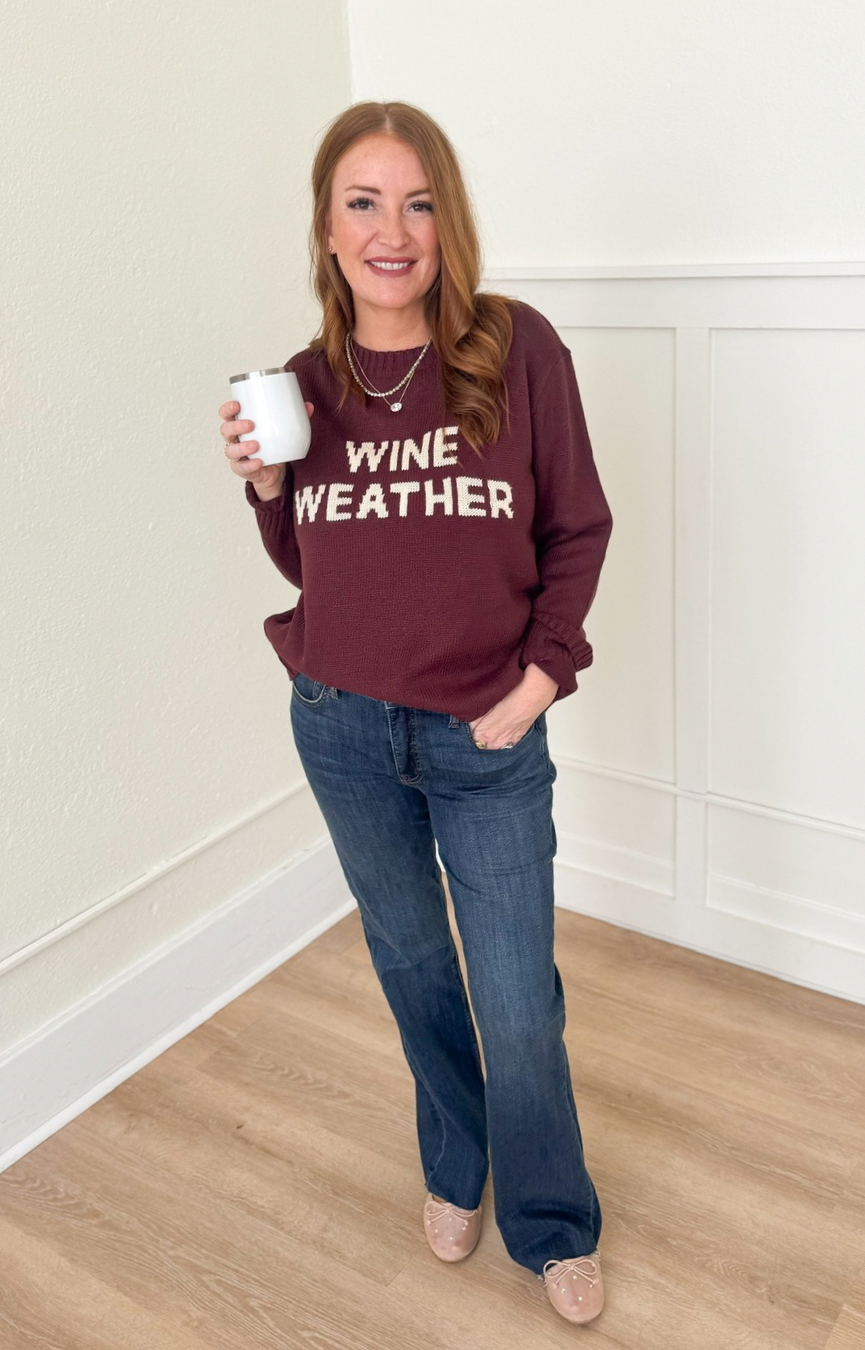 Wine Weather Sweater