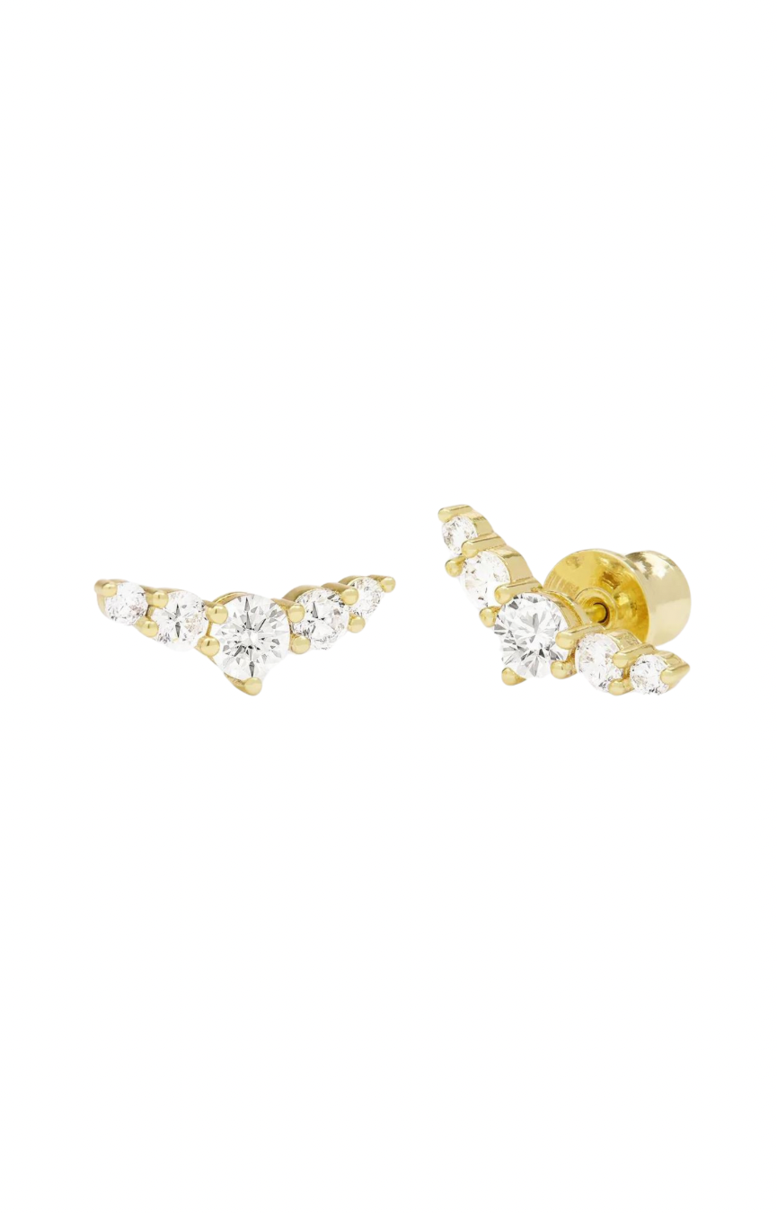 Radiant Gold Studs