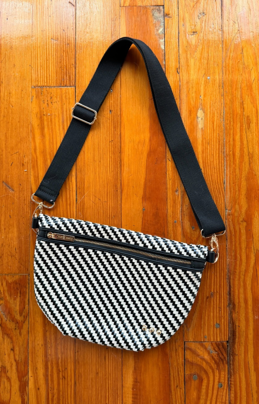 Diagonal Westlyn Woven Belt Bag