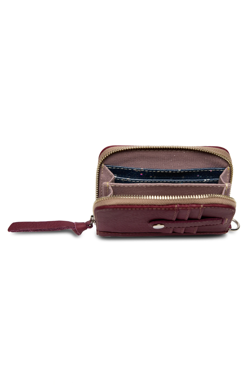 Plum Zippy Wallet