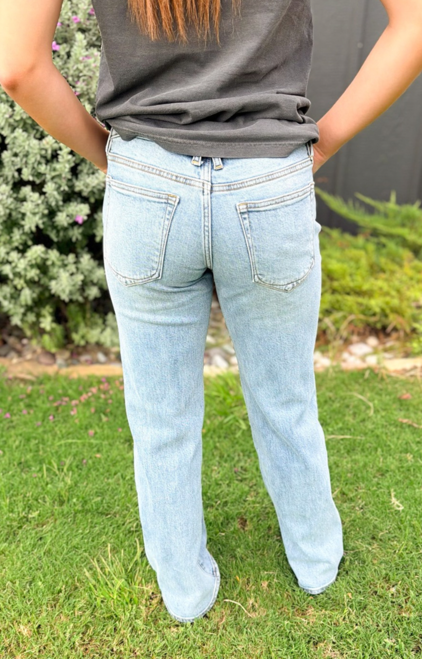 Vintage Low Loose Jeans- Mesa Wash