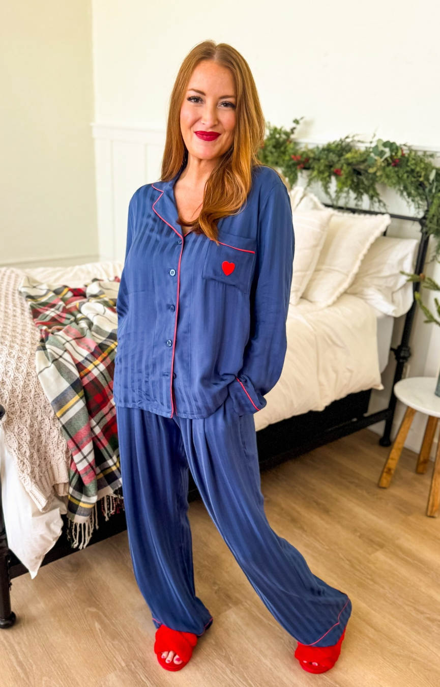 La Rose Sateen Stripe Set