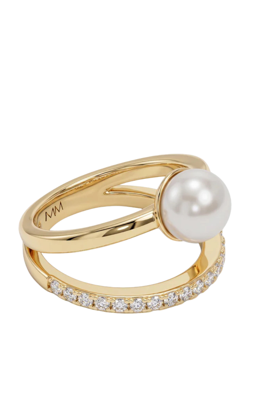 Perfect Pearl Stacked Ring