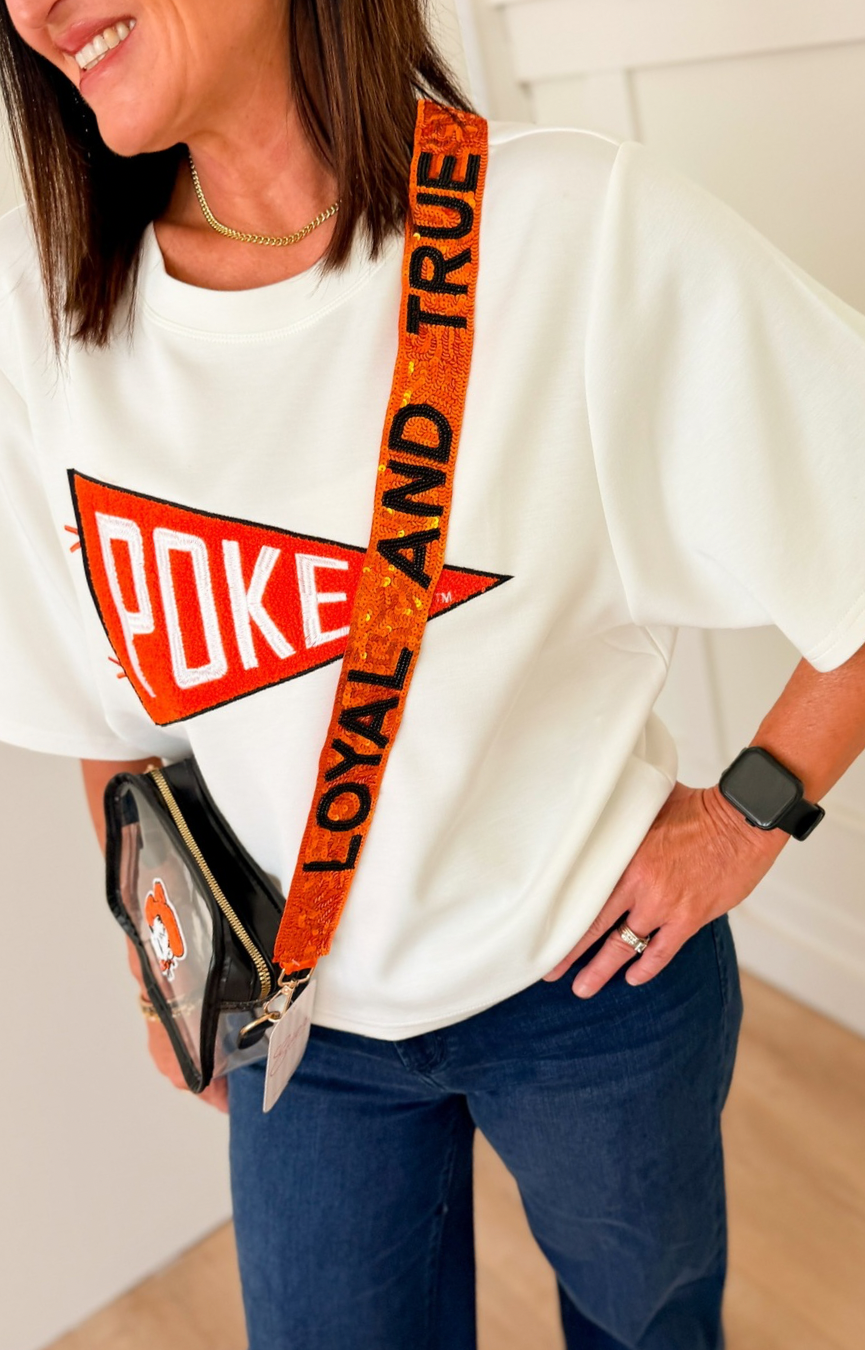 Oklahoma State Sequin Strap