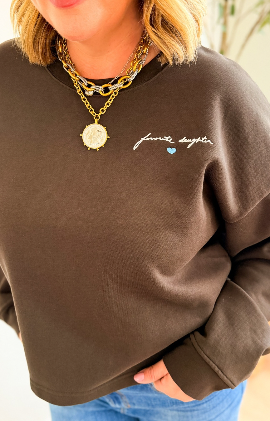 Cropped Signature Sweatshirt