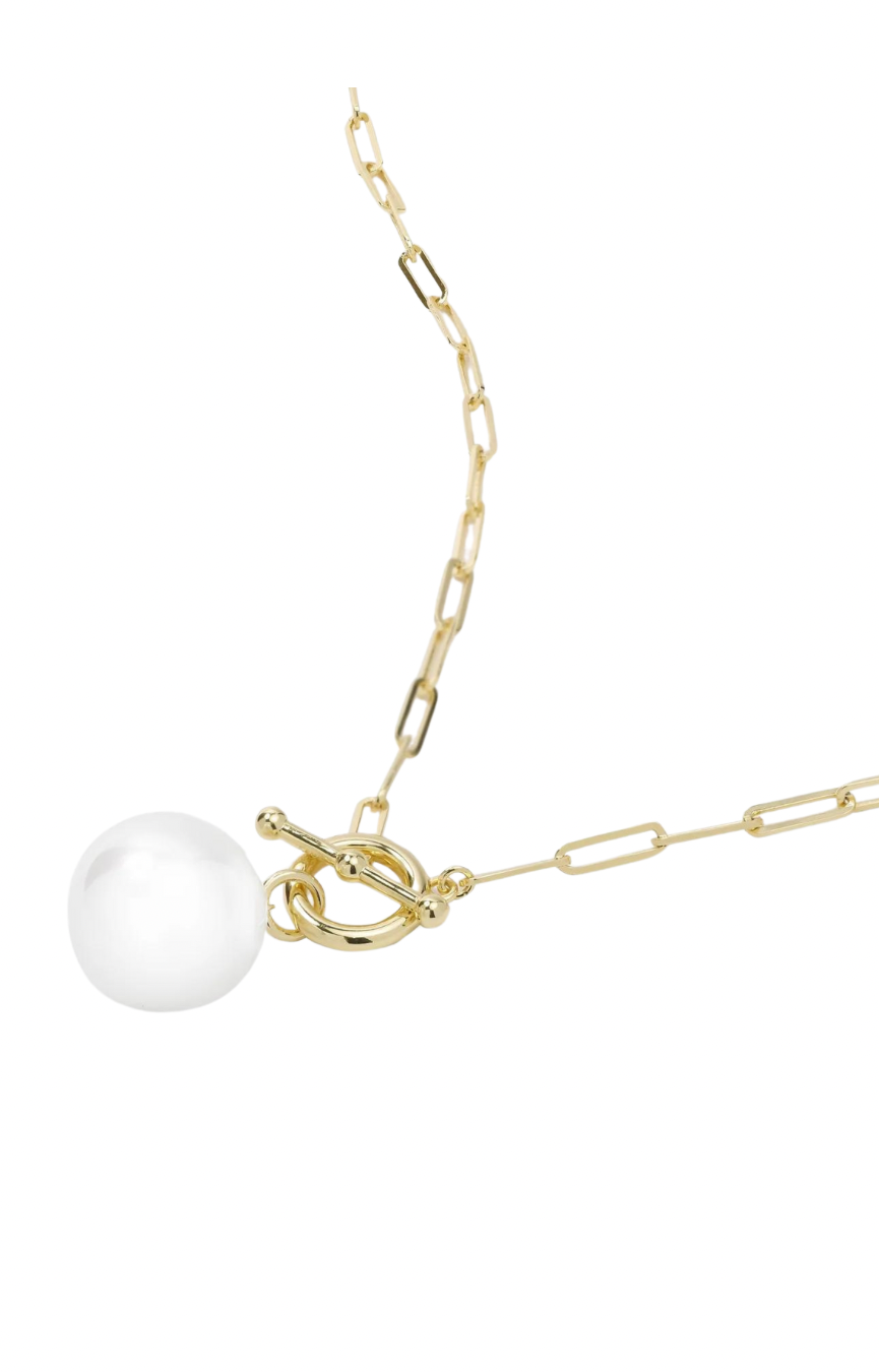 Life’s A Ball Pearl Pendant Necklace