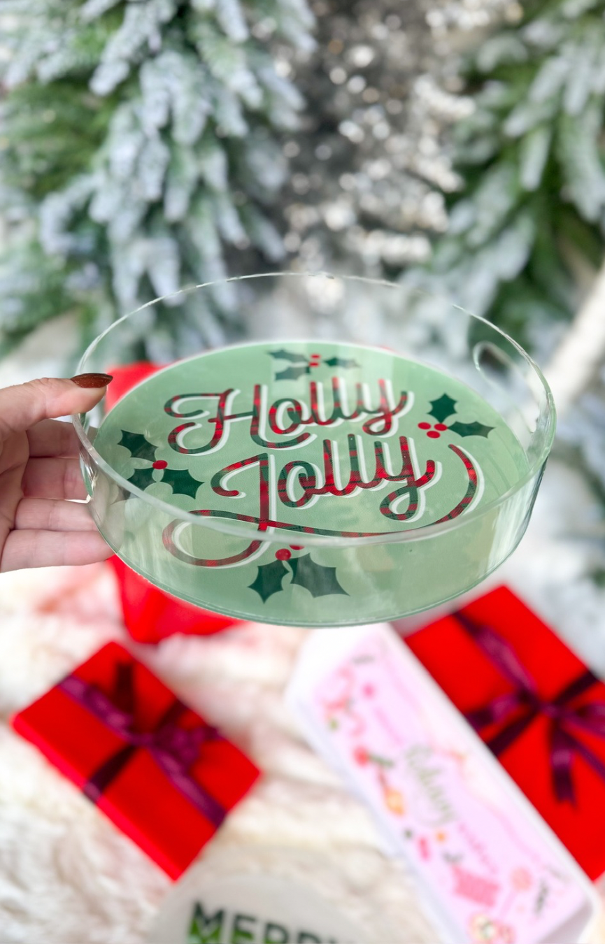 Holly Jolly Tray