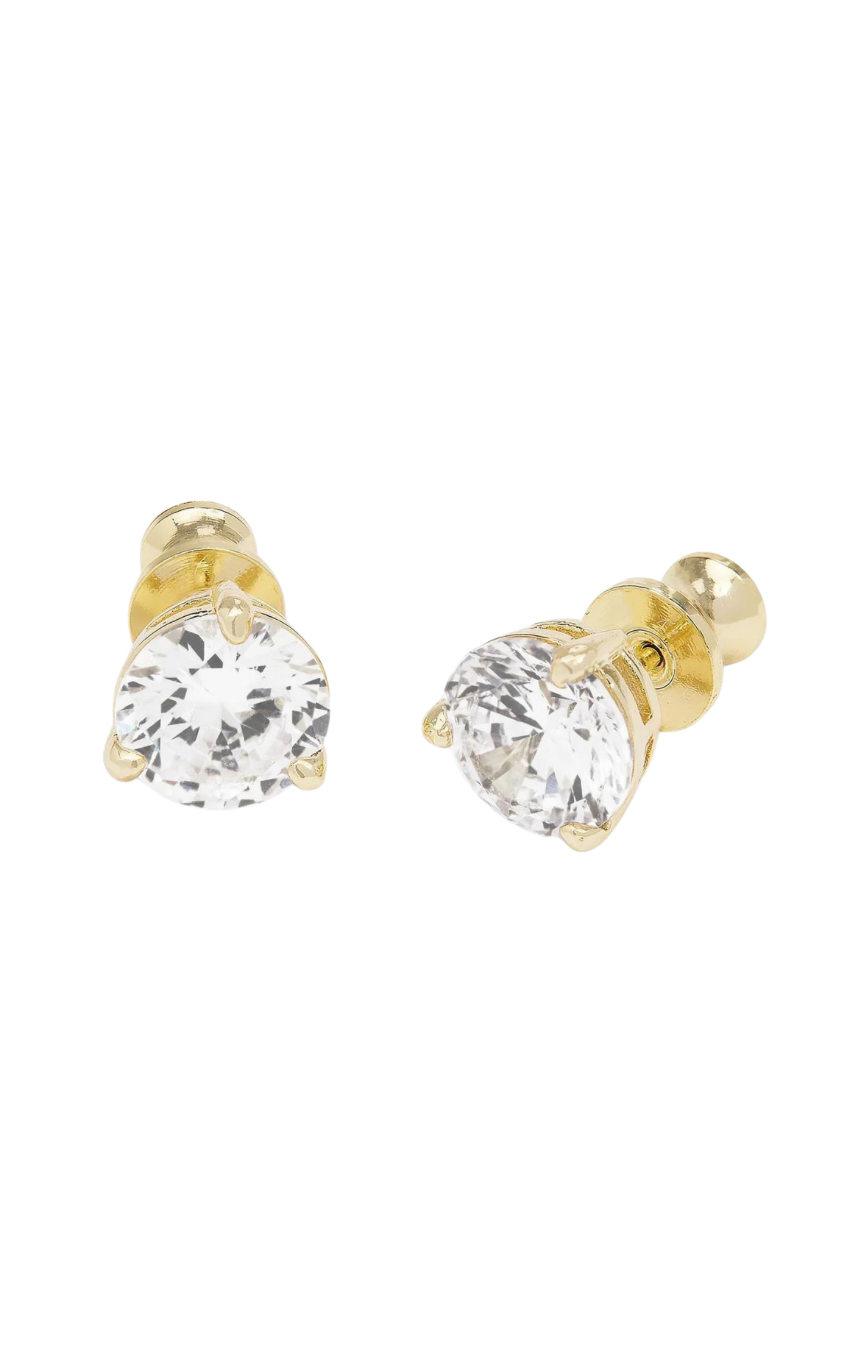 Not Your Basic 8mm Gold Studs