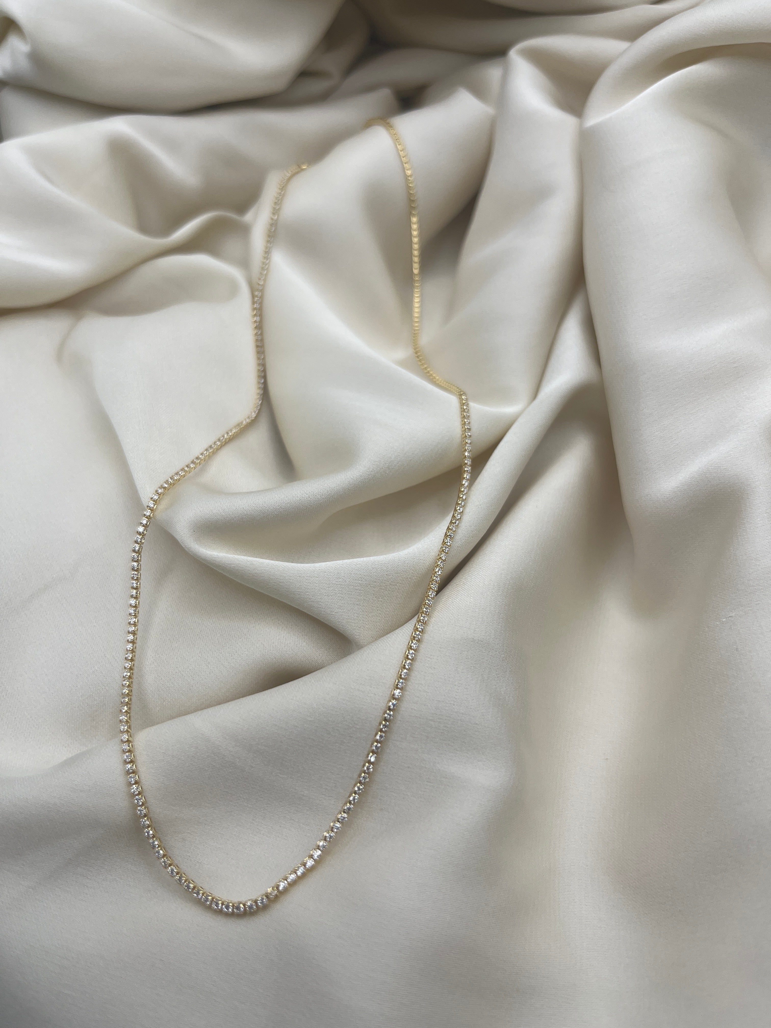 Dainty Tennis Necklace