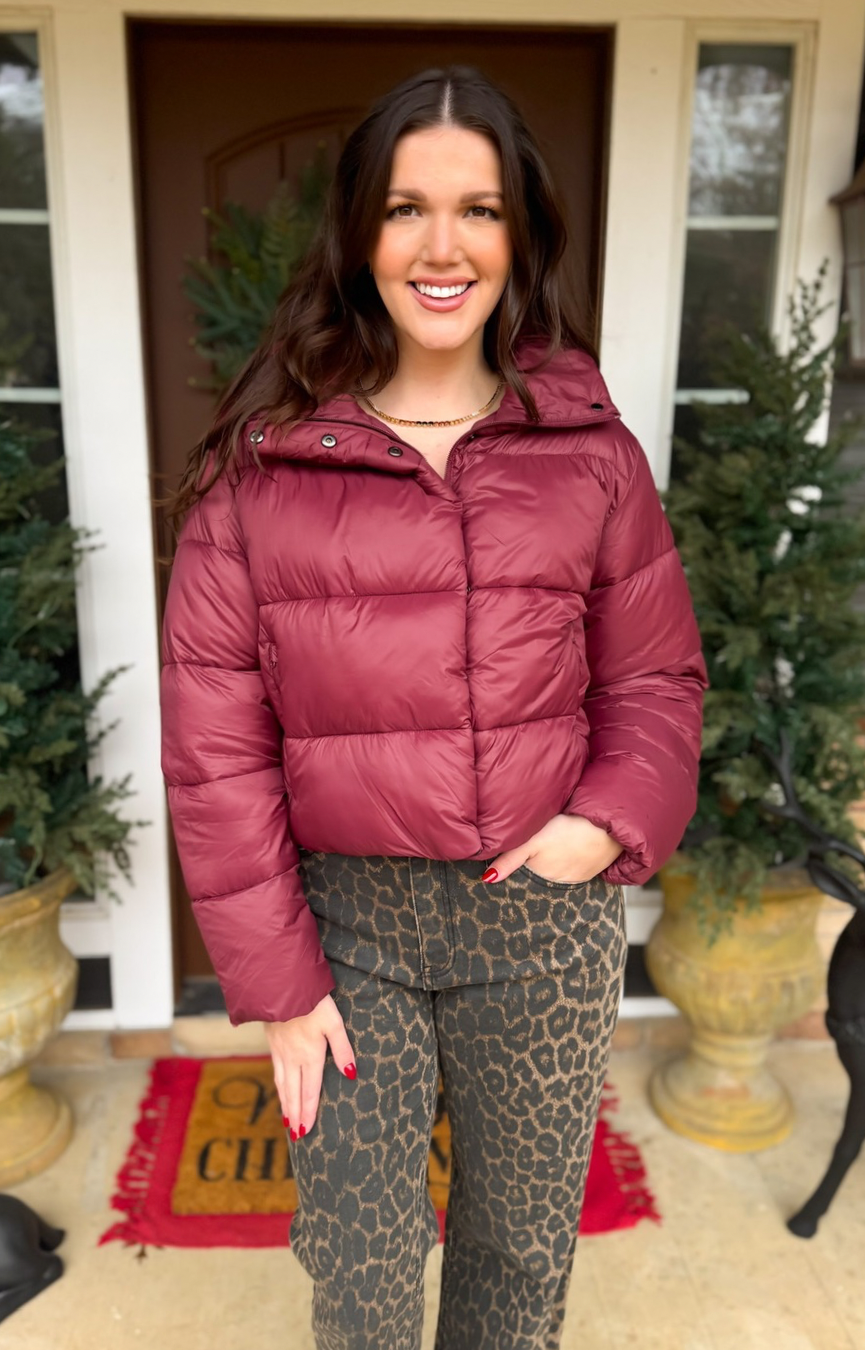 HR Leopard Wide Leg Jeans