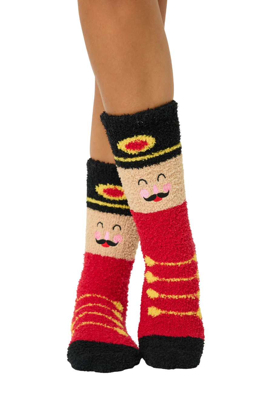 Cozy Crew Nutcracker Socks