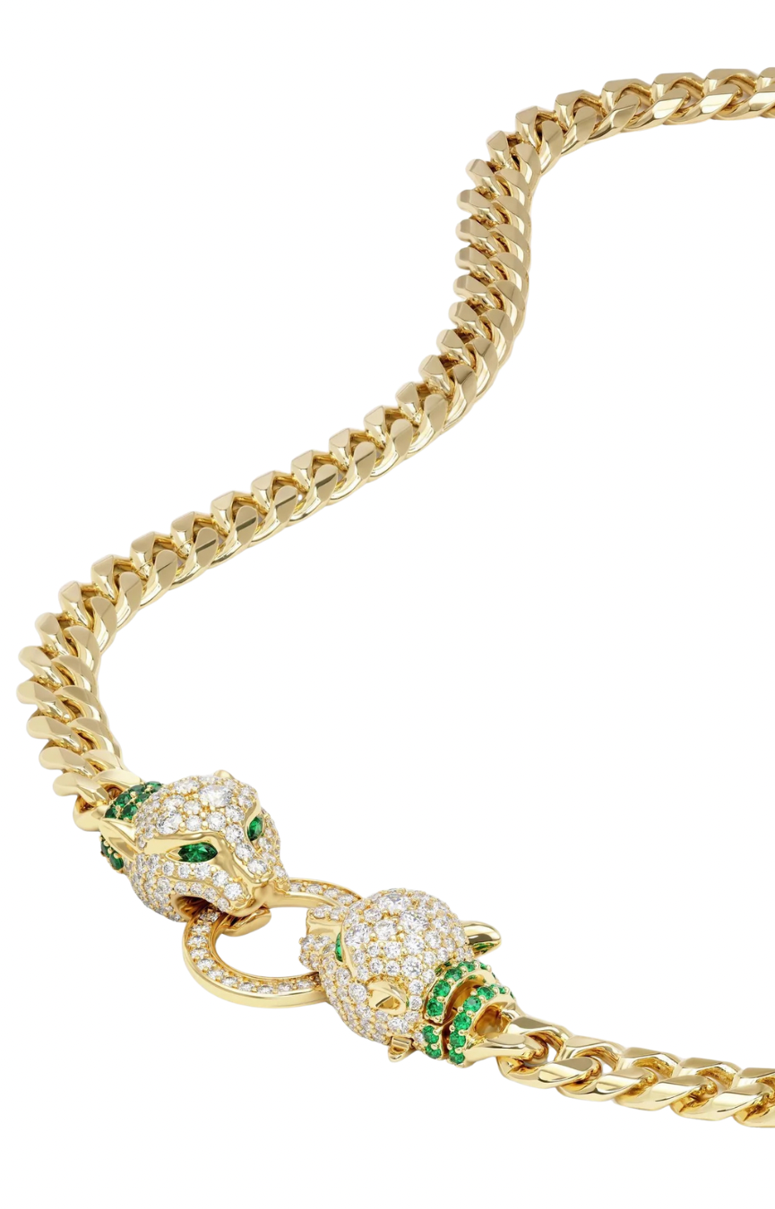 Jaguar 6.8mm Cuban Chain Necklace