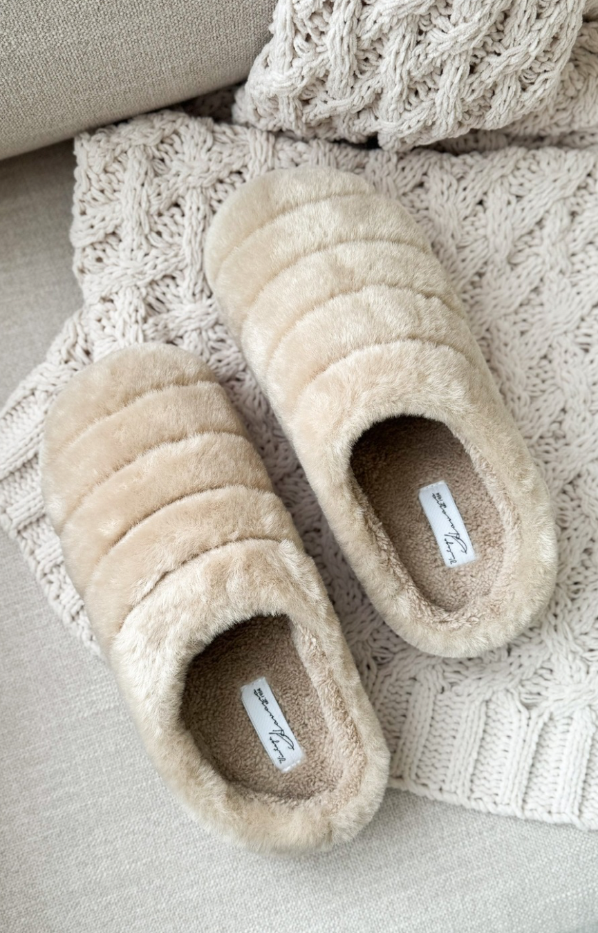 Alexis Slippers- Taupe