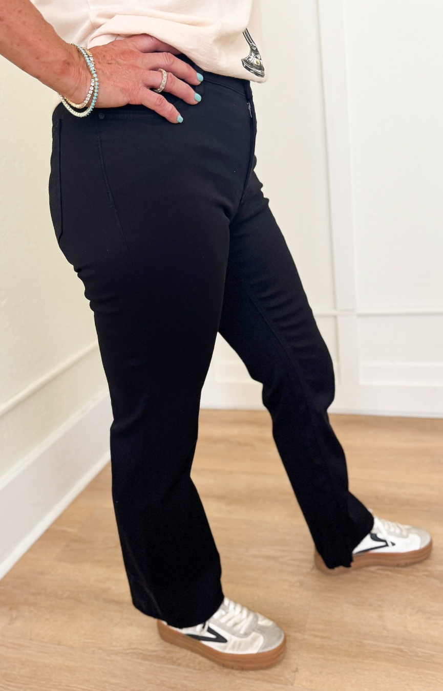 Kelsey MR Ankle Flare- Black